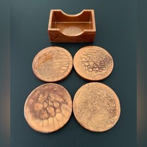 Bronze Resin Coasters - Handmade